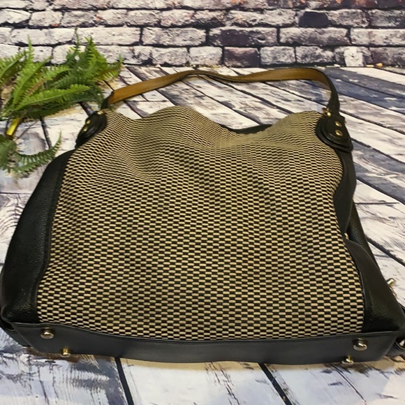 Coach Pebbled Leather and Jacquard Fabric Shoulder bag Legacy collection - Picture 9 of 16